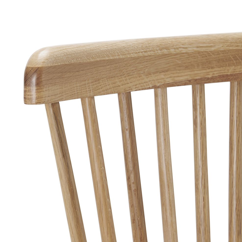Corton Natural Oak Oval Extending Dining Table with 4 Chairs and 1 Bench 9