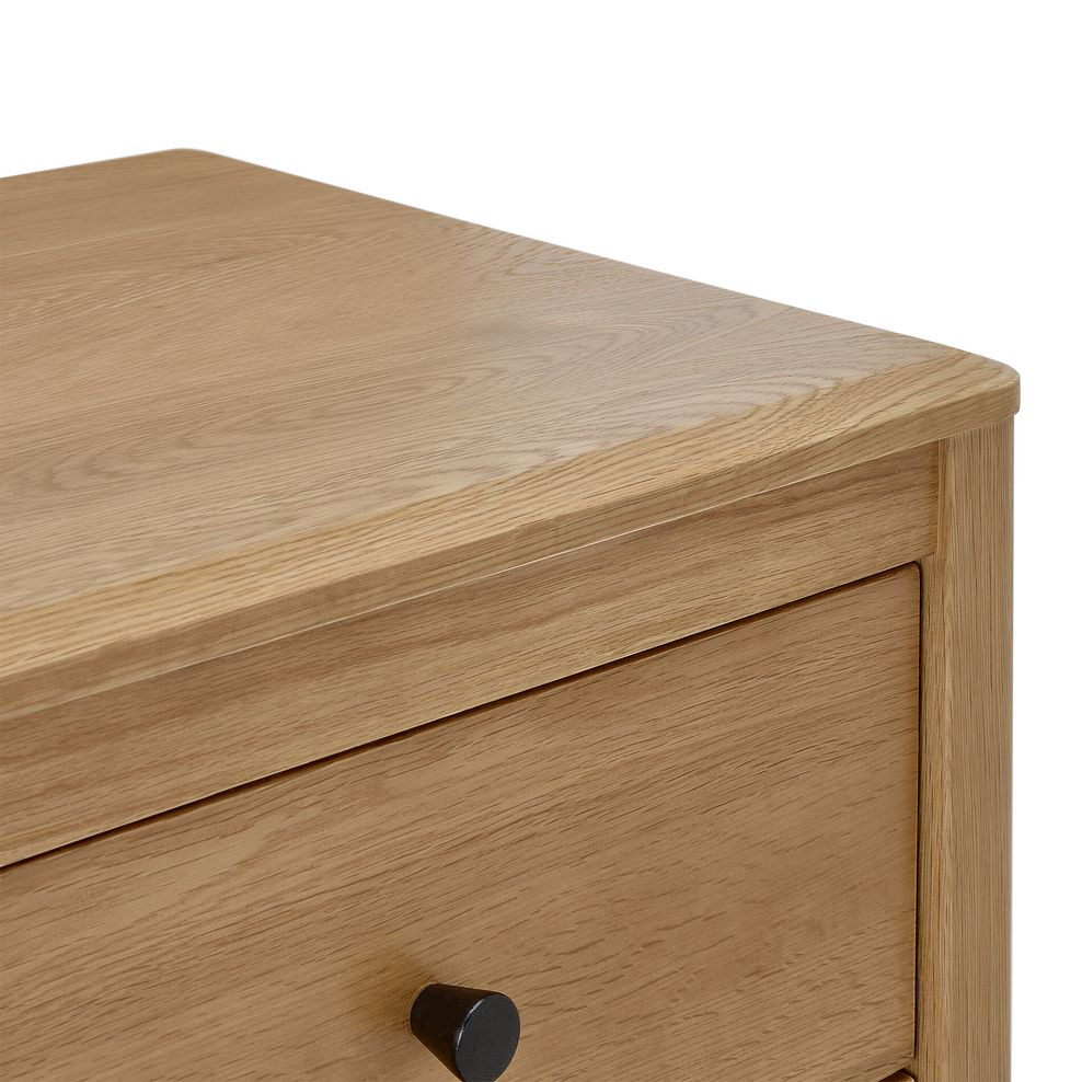 Corton Natural Oak Single Pedestal Desk 9