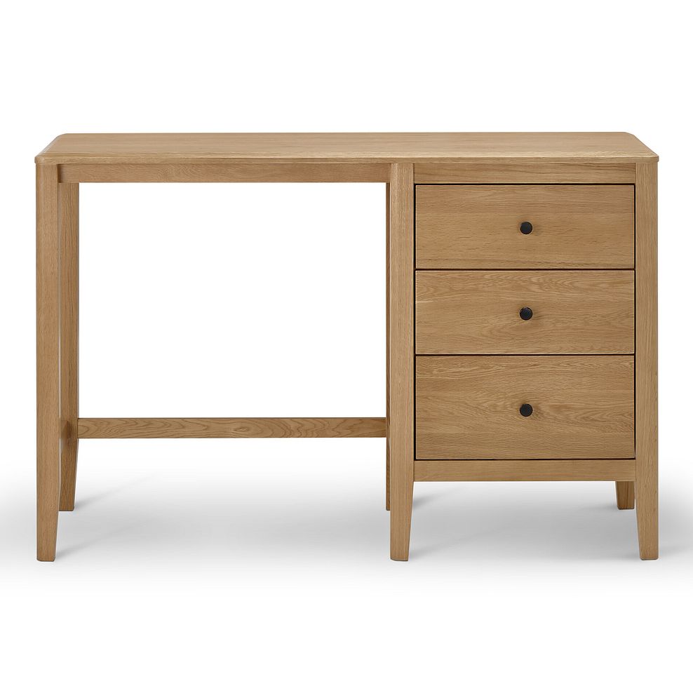 Corton Natural Oak Single Pedestal Desk 4