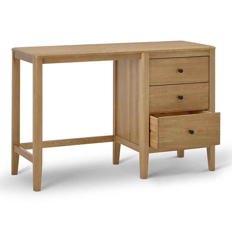 Corton Natural Oak Single Pedestal Desk 5