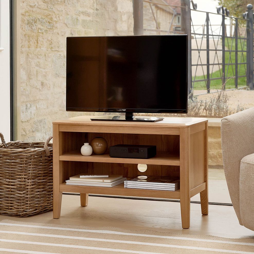 Corton Natural Oak Small TV Unit 1