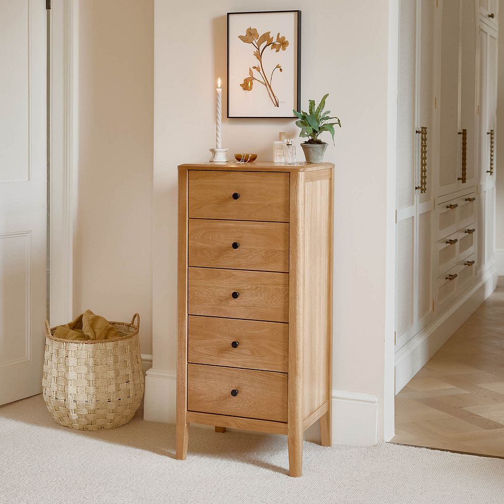 Corton Natural Oak Tallboy 1