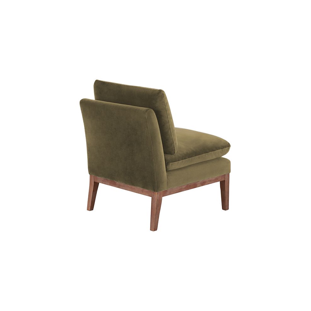 Cosmo Accent Chair in Green Fabric 4