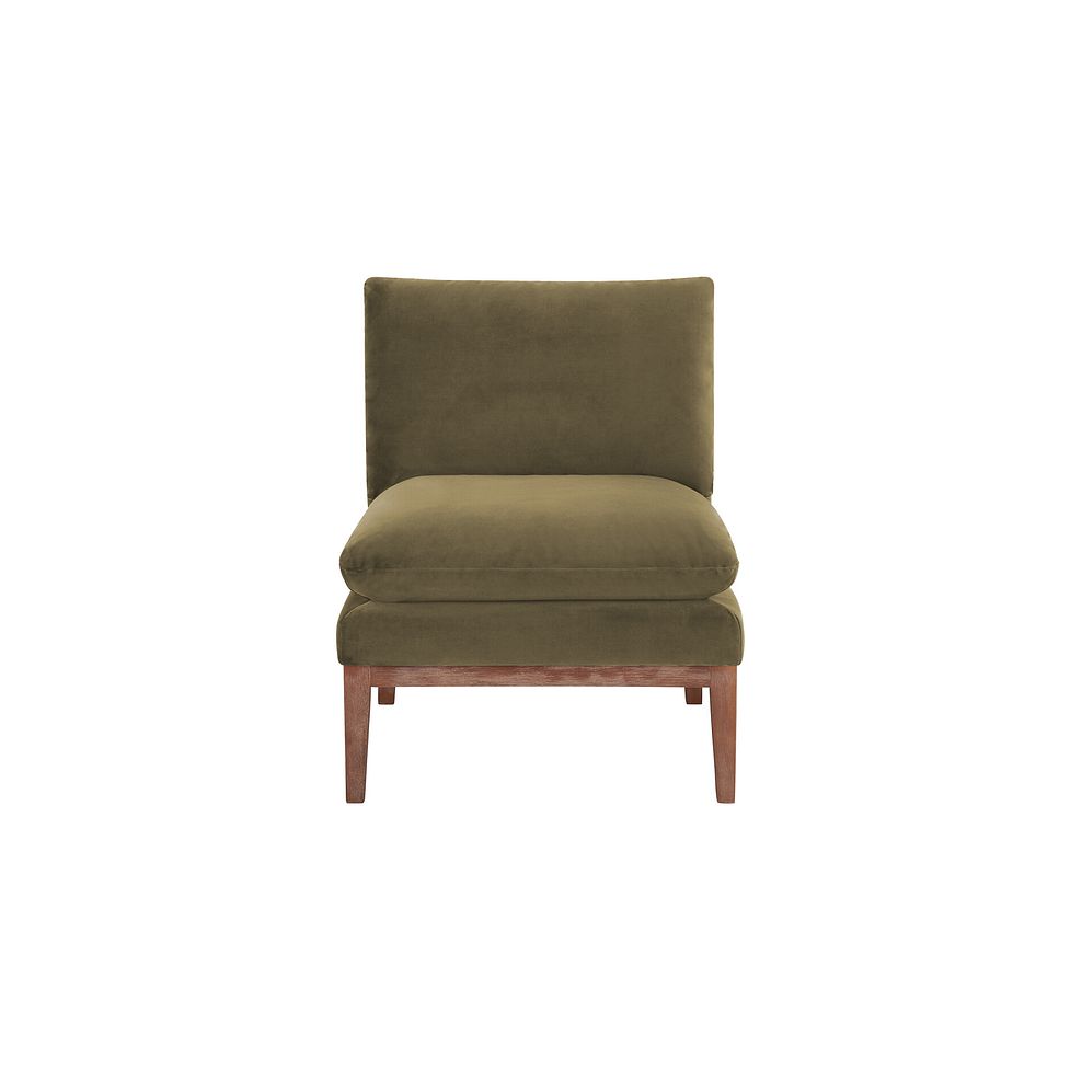 Cosmo Accent Chair in Green Fabric 3