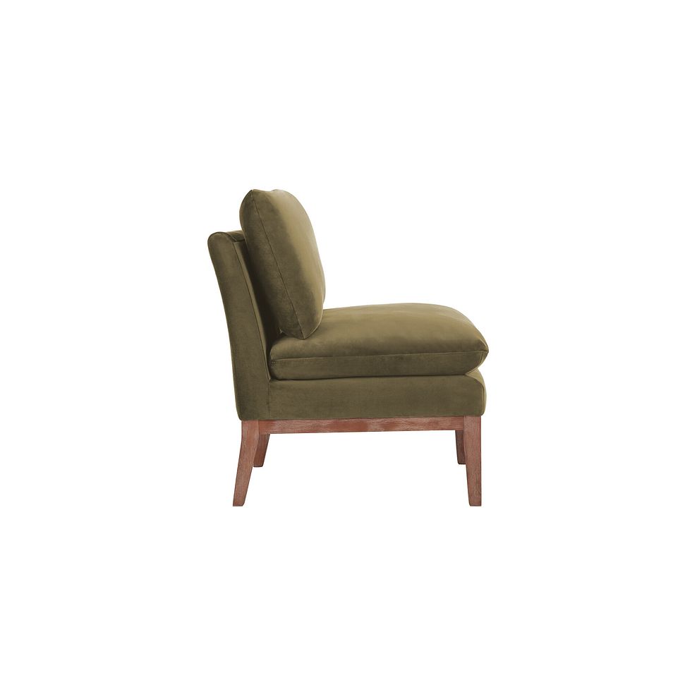 Cosmo Accent Chair in Green Fabric 5