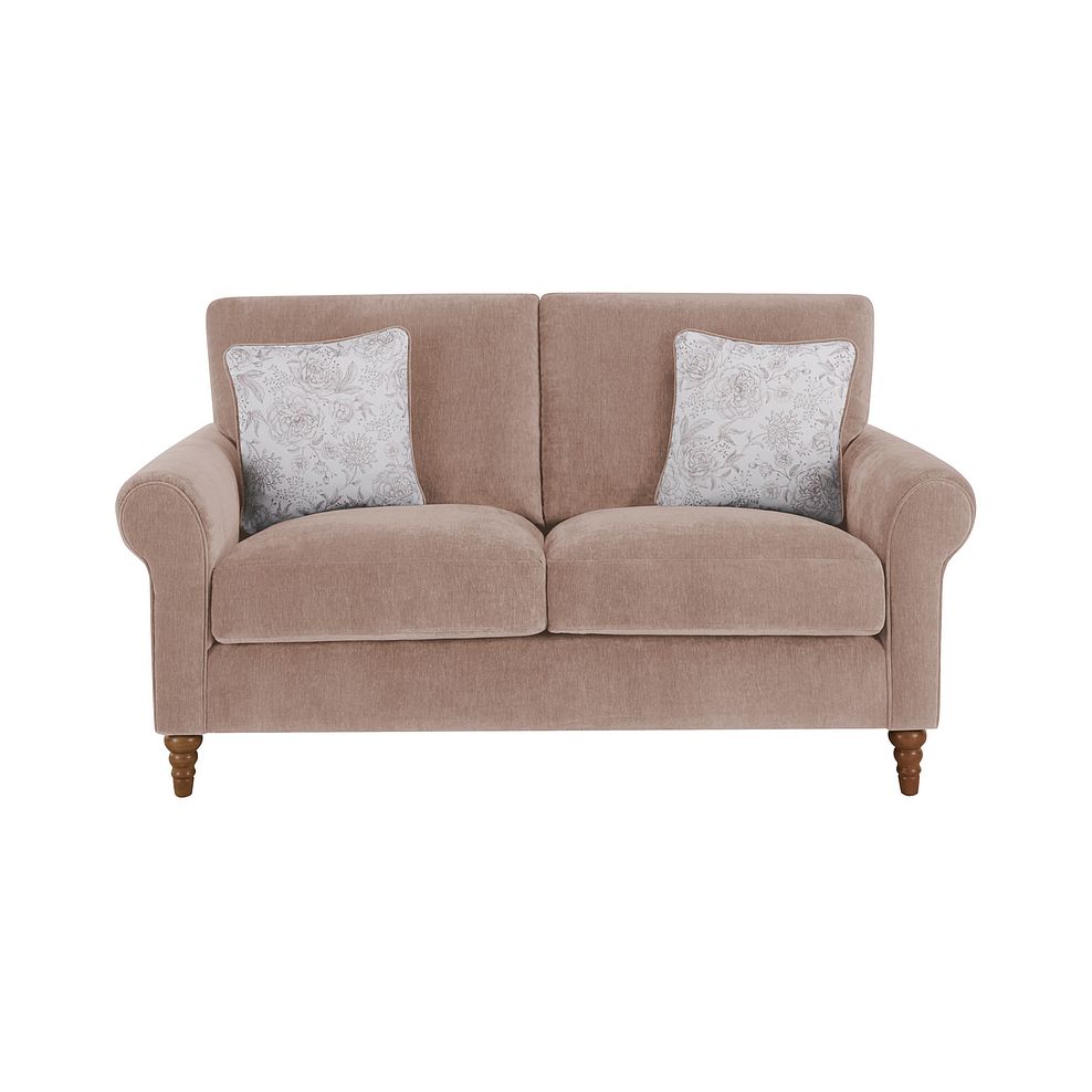 Bramble Country Style 2 Seater Sofa in Pellier Beige with Mink Scatters 2