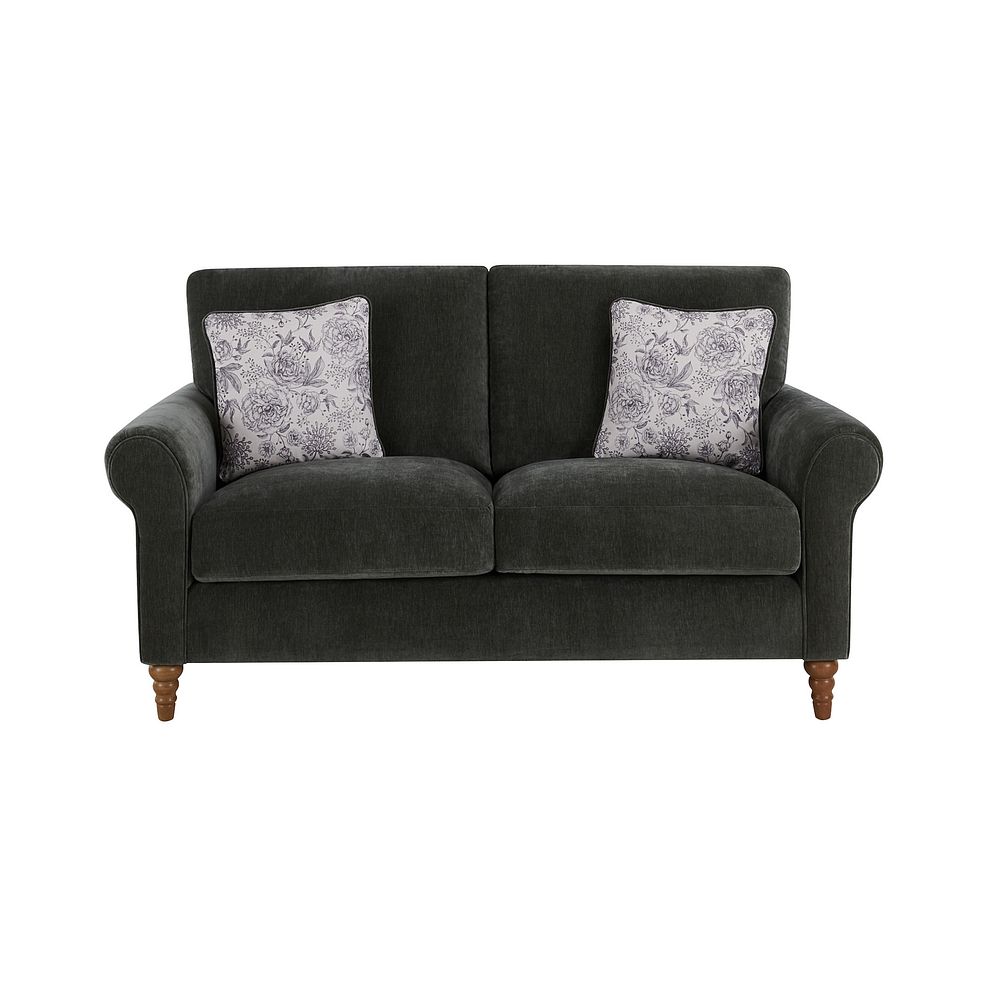 Bramble Country Style 2 Seater Sofa in Pellier Thyme with Carbon Scatters 2