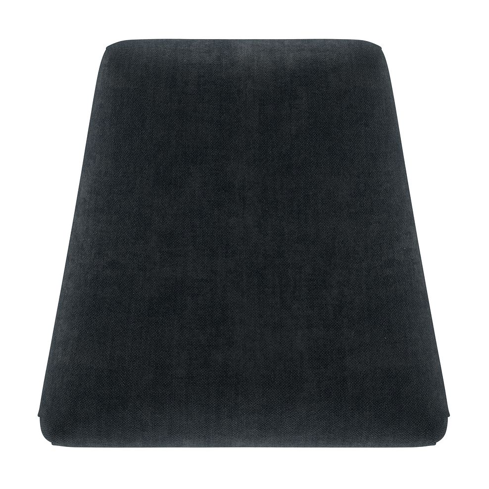 Cross Back Rustic Solid Oak Chair with Verona Charcoal Fabric Seat 6