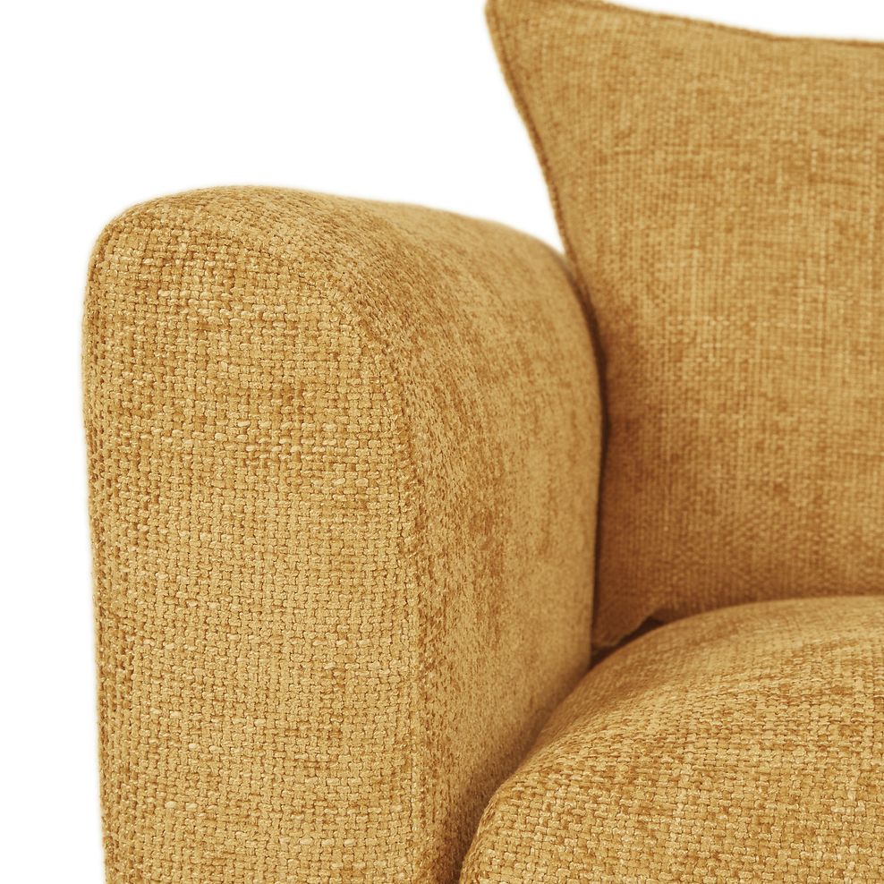Dalby 2 Seater Sofa in Gold Fabric 8