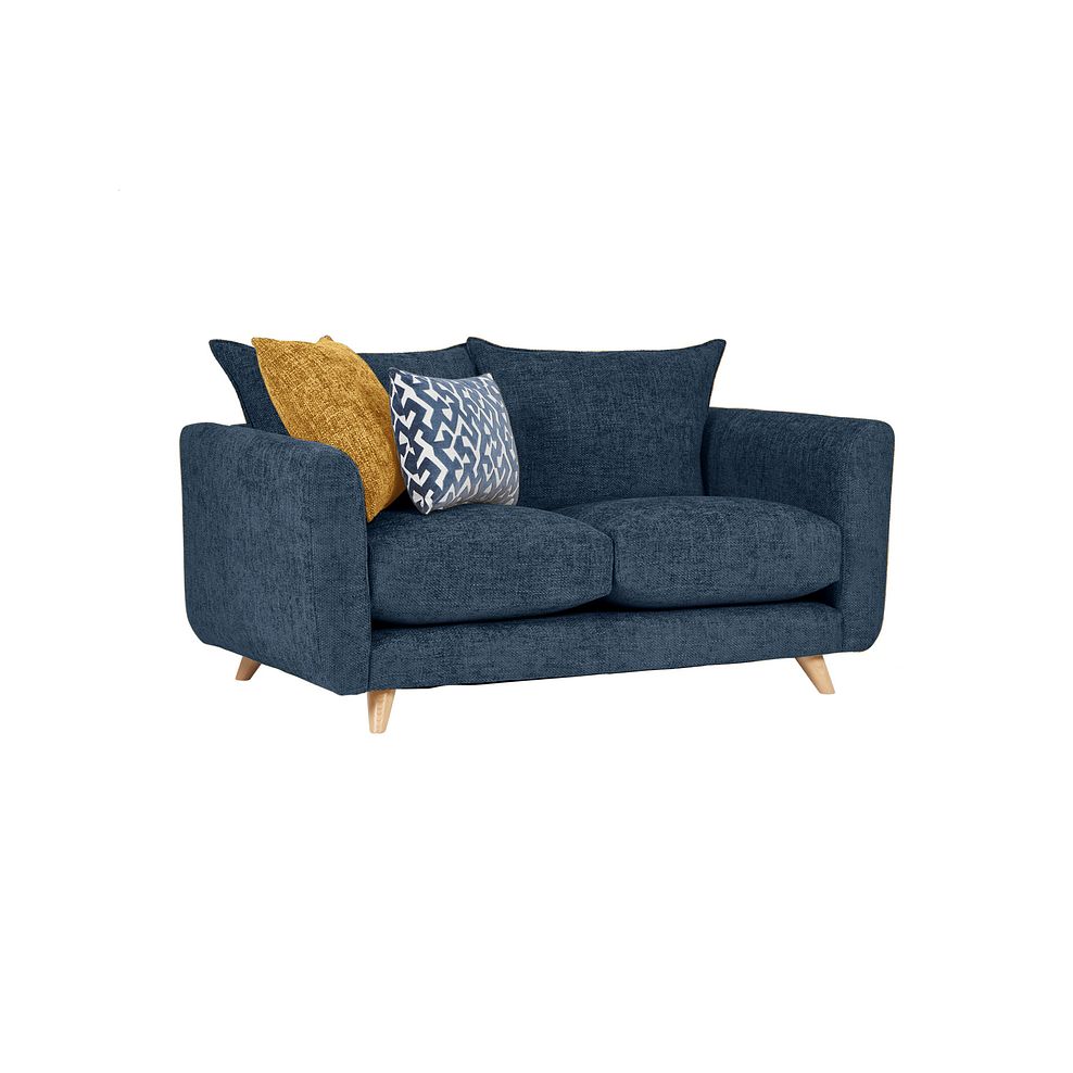 Dalby 2 Seater Sofa in Denim Fabric 1