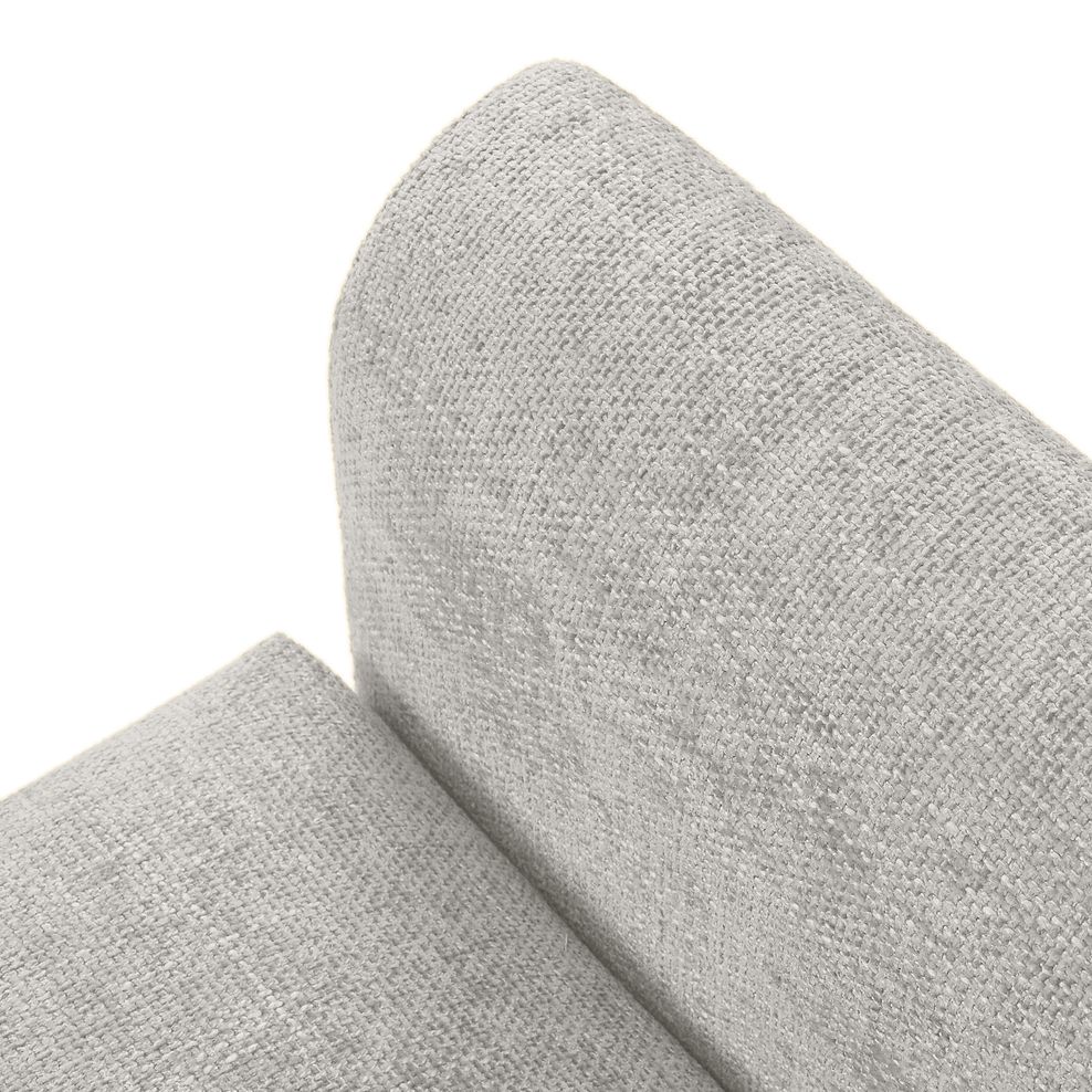 Dalby 2 Seater Sofa in Silver Fabric 7
