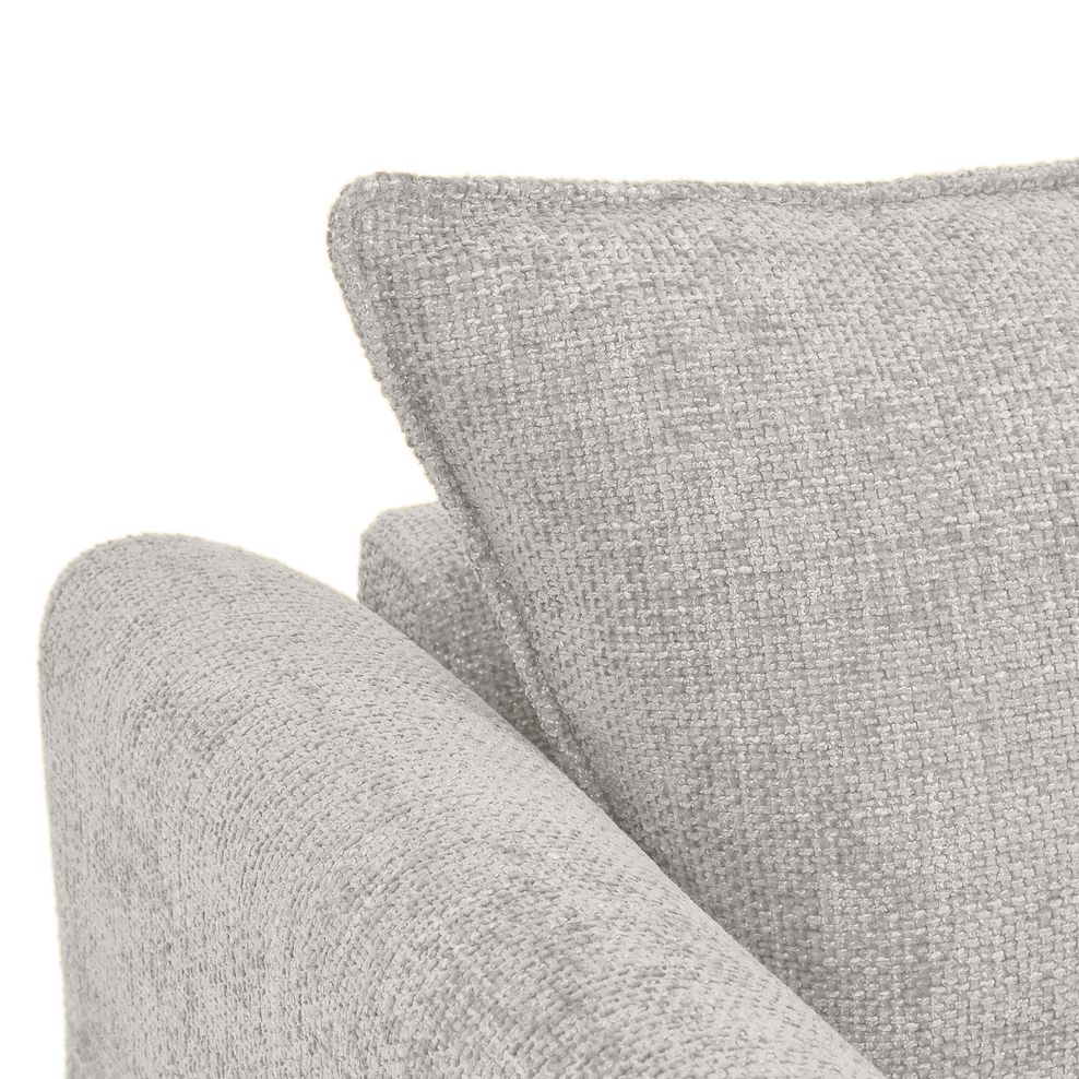 Dalby 2 Seater Sofa in Silver Fabric 8