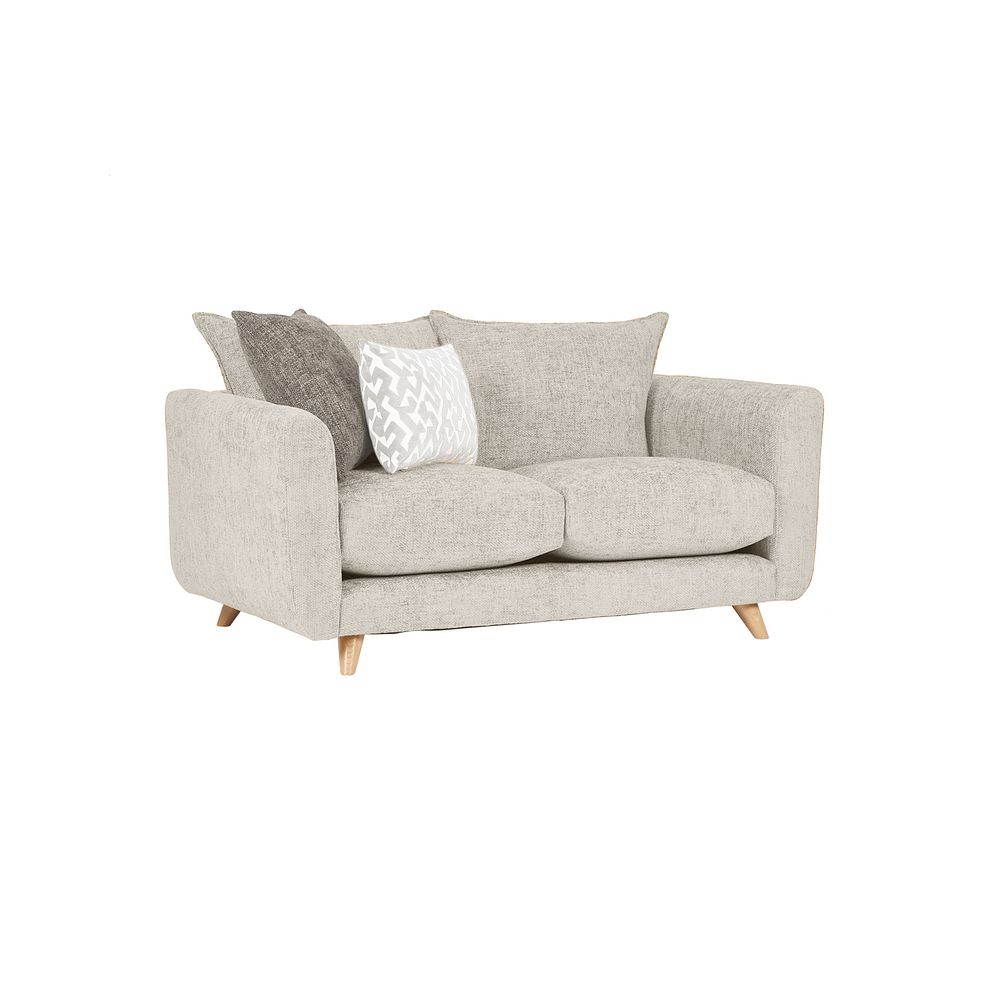 Dalby 2 Seater Sofa in Cream Fabric 1