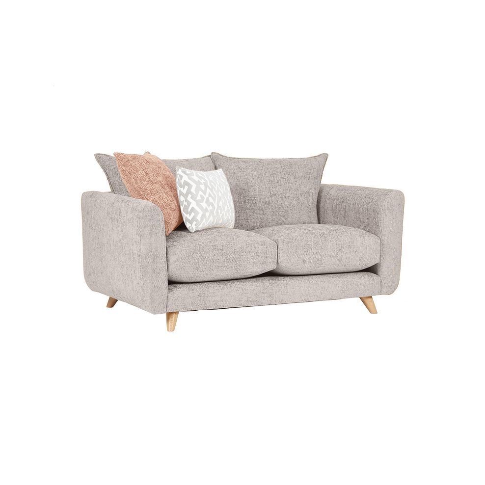 Dalby 2 Seater Sofa in Ivory Fabric 1