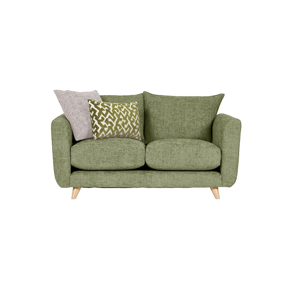 Dalby 2 Seater Sofa in Olive Fabric 2