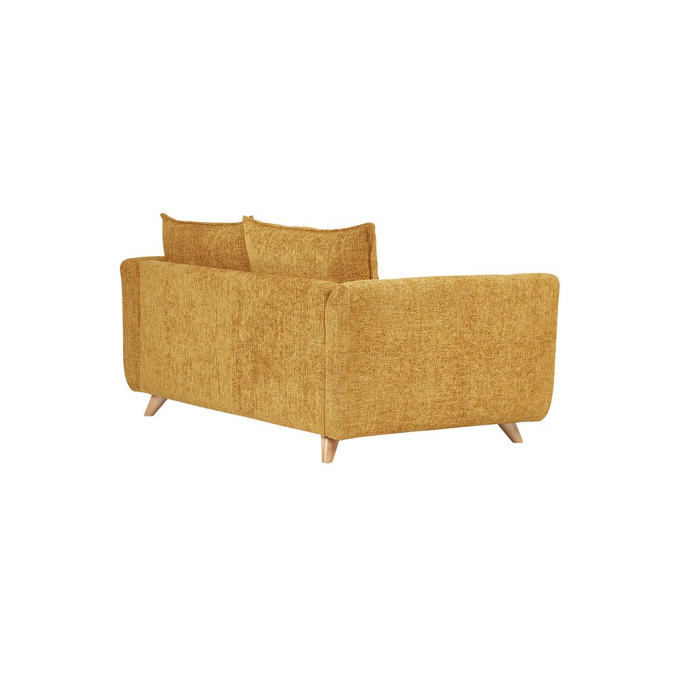 Dalby 3 Seater Sofa in Gold Fabric 3