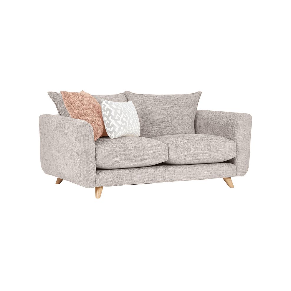 Dalby 3 Seater Sofa in Ivory Fabric 1