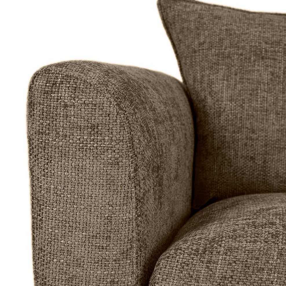 Dalby 3 Seater Sofa in Cocoa Fabric 6