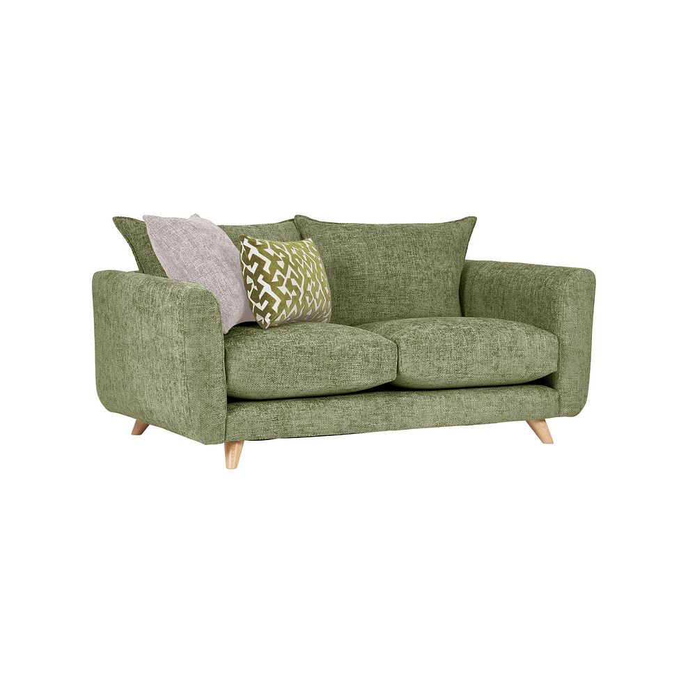 Dalby 3 Seater Sofa in Olive Fabric 1