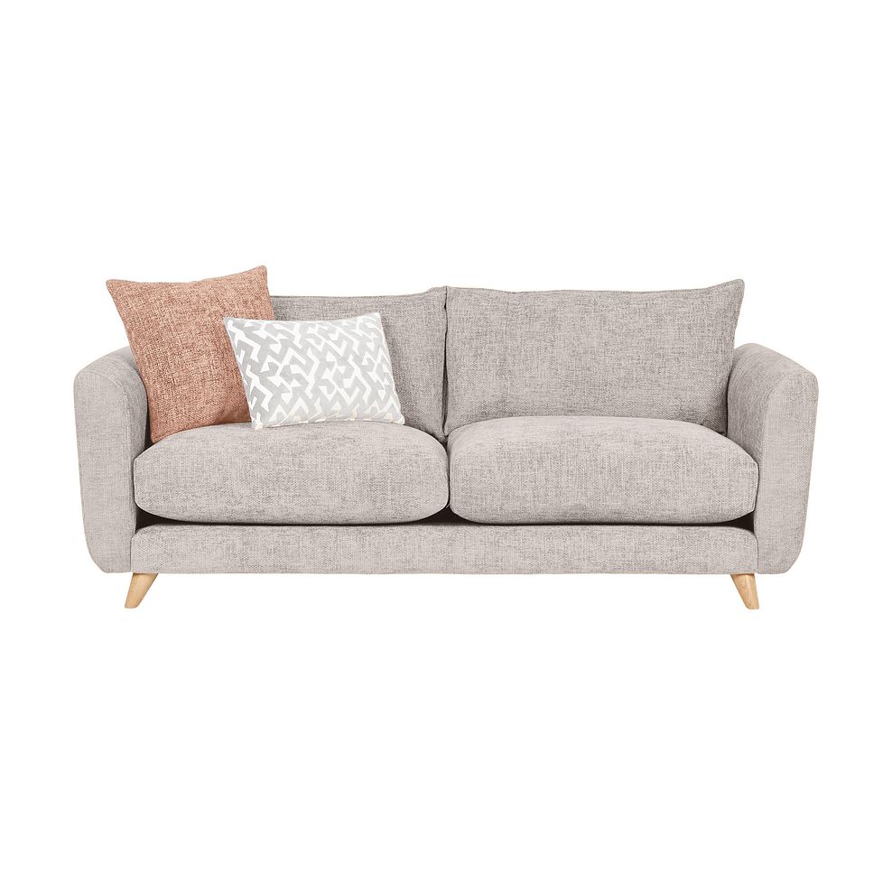 Dalby 4 Seater Sofa in Ivory Fabric 2