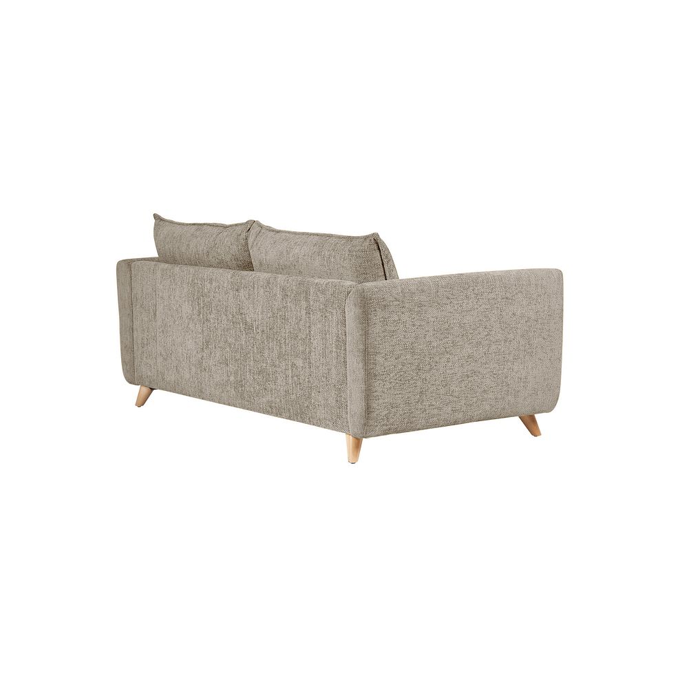 Dalby 4 Seater Sofa in Stone Fabric 3