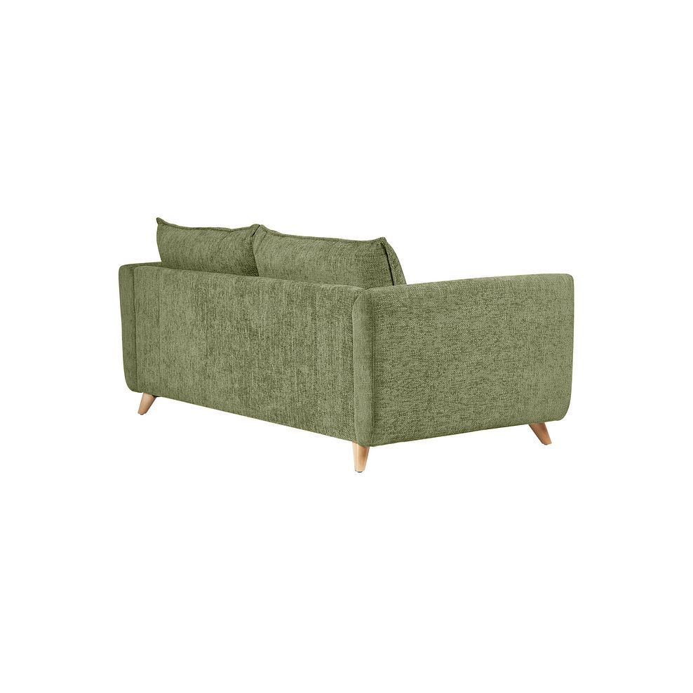 Dalby 4 Seater Sofa in Olive Fabric 3