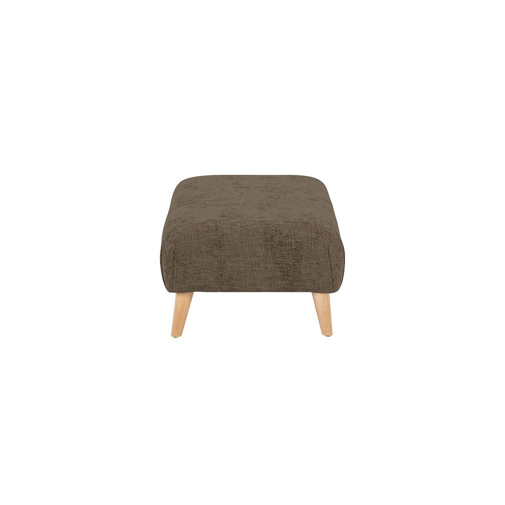 Dalby Footstool in Cocoa Fabric Thumbnail 3