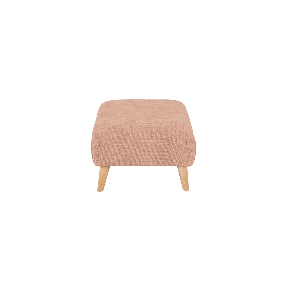 Dalby Footstool in Blush Fabric 3