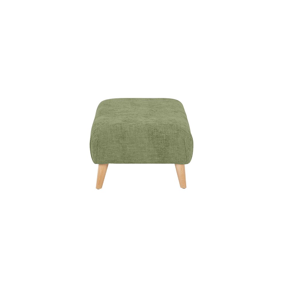 Dalby Footstool in Olive Fabric 3