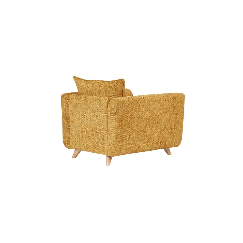 Dalby Armchair in Gold Fabric 5