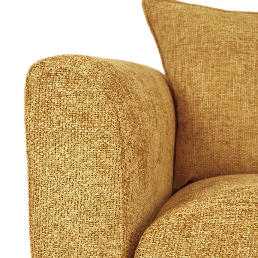 Dalby Armchair in Gold Fabric 8
