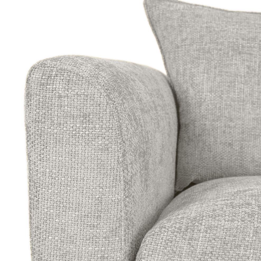 Dalby Armchair in Silver Fabric 6