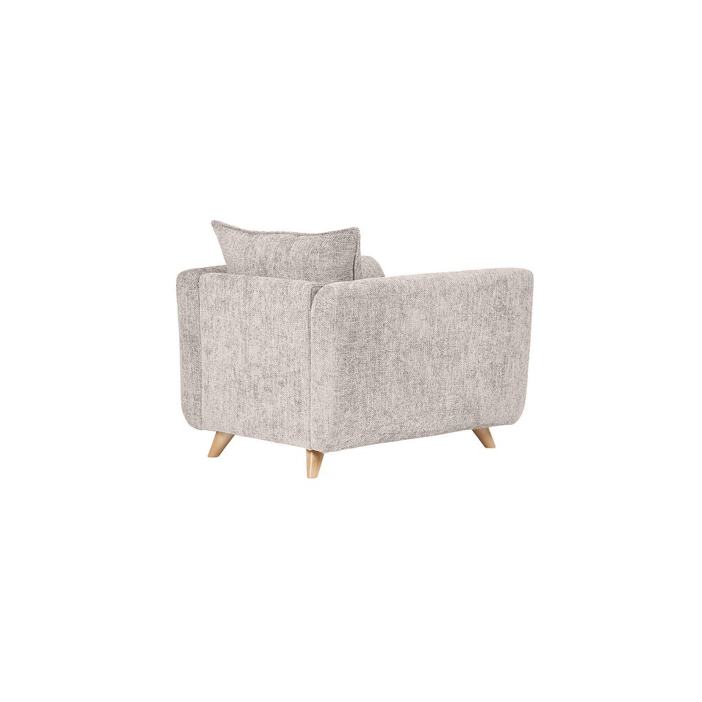 Dalby Armchair in Ivory Fabric 3