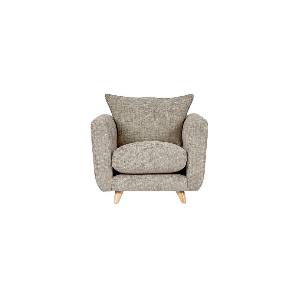 Dalby Armchair in Stone Fabric Thumbnail 2