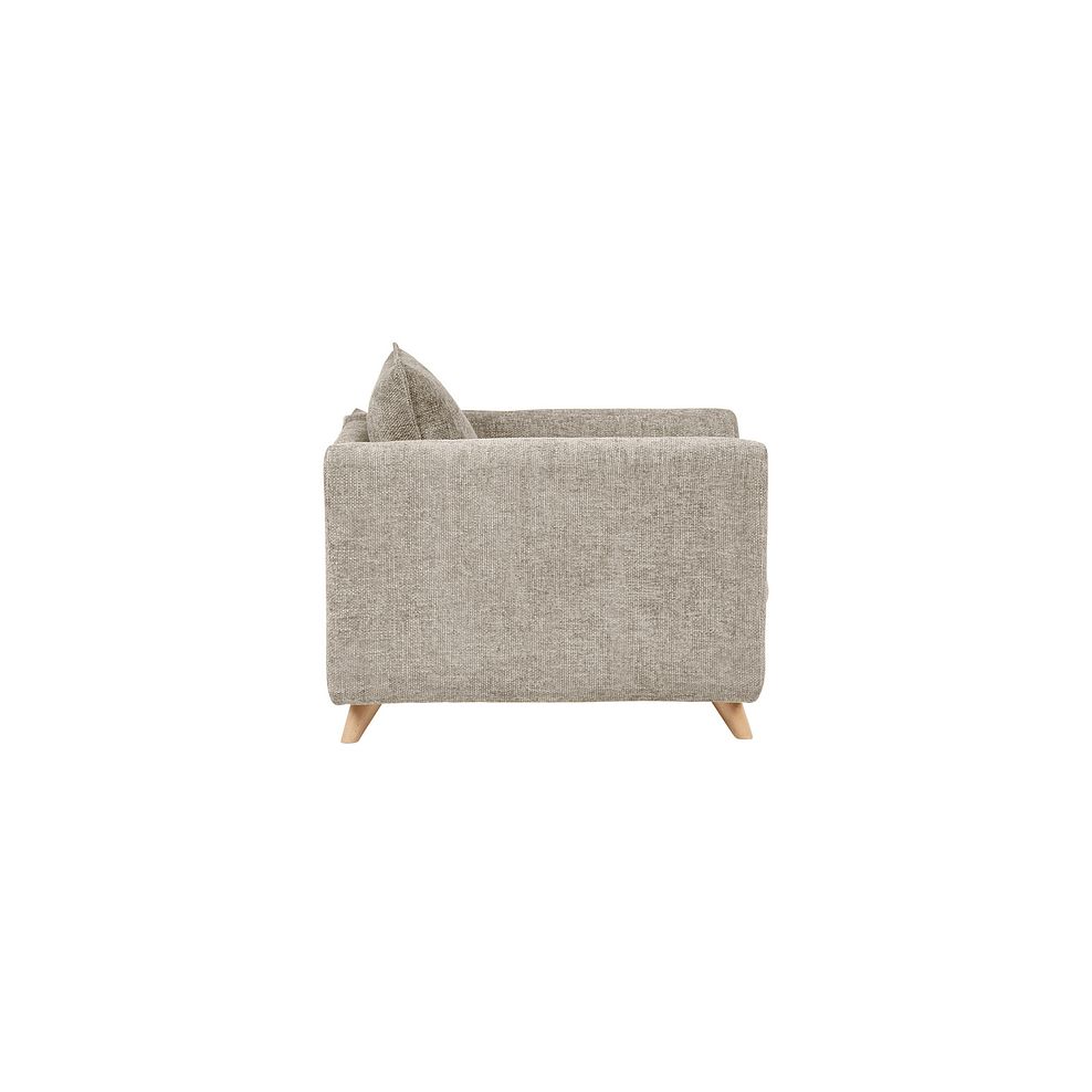 Dalby Armchair in Stone Fabric Thumbnail 4