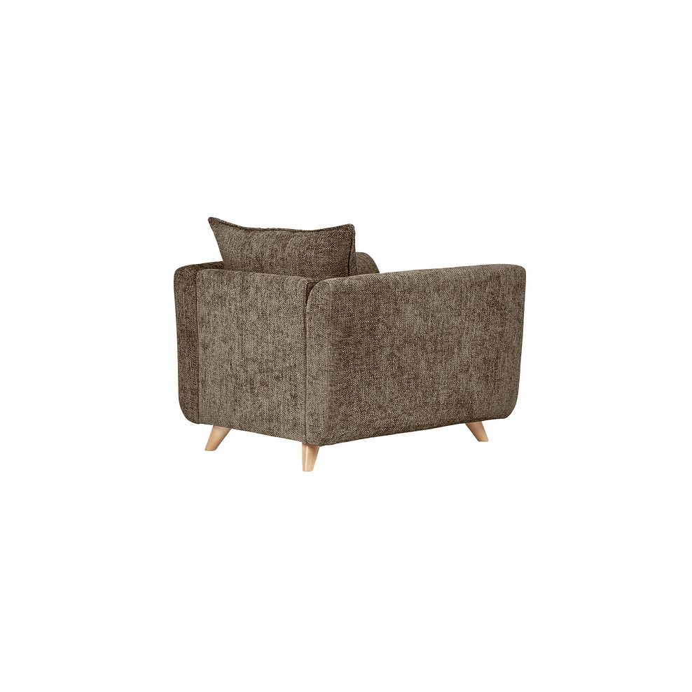 Dalby Armchair in Cocoa Fabric 3