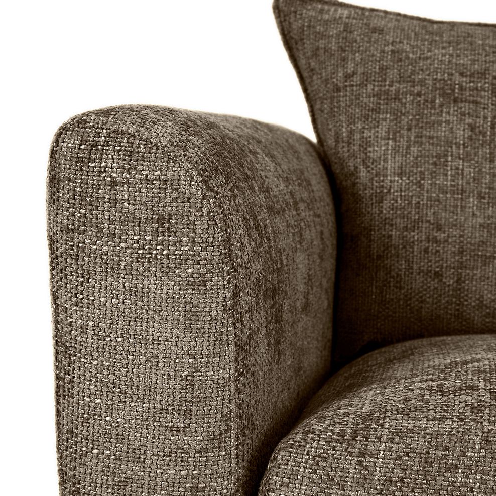 Dalby Armchair in Cocoa Fabric 6