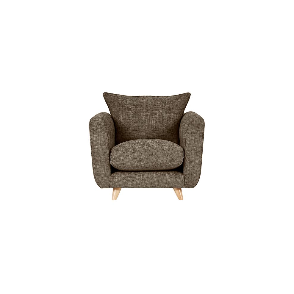 Dalby Armchair in Cocoa Fabric 2