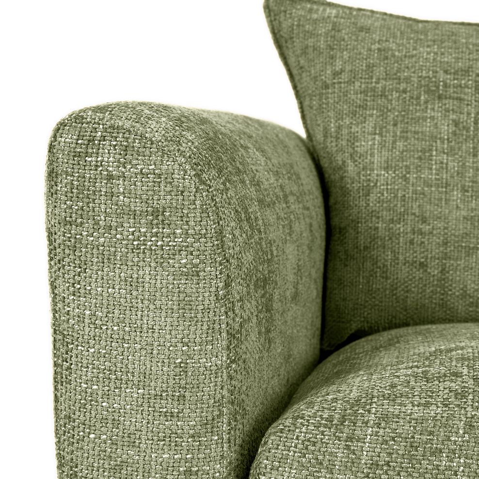 Dalby Armchair in Olive Fabric 6
