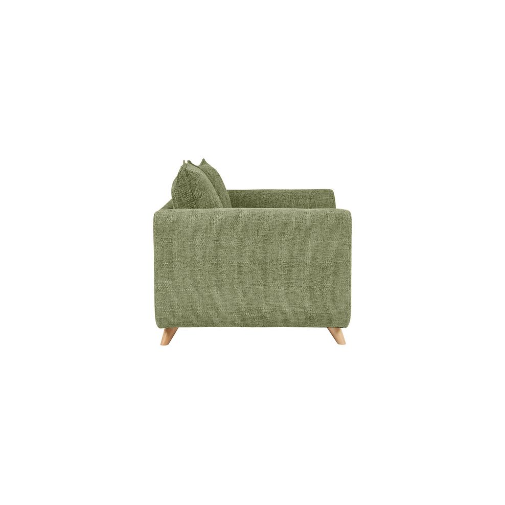 Dalby Large 4 Seater Sofa in Olive Fabric 4