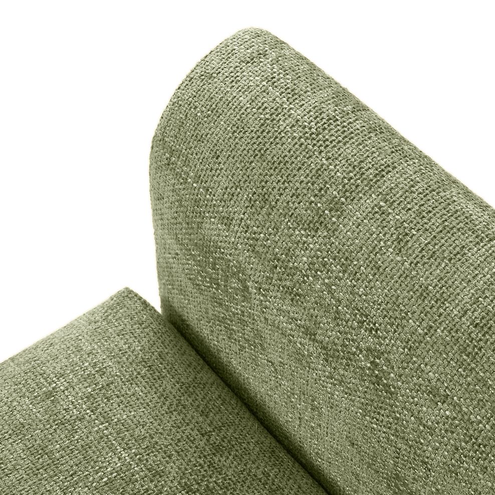 Dalby High Back Loveseat in Olive Fabric 6