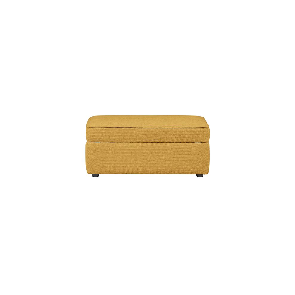 Dalby Storage Footstool in Gold Fabric Thumbnail 5