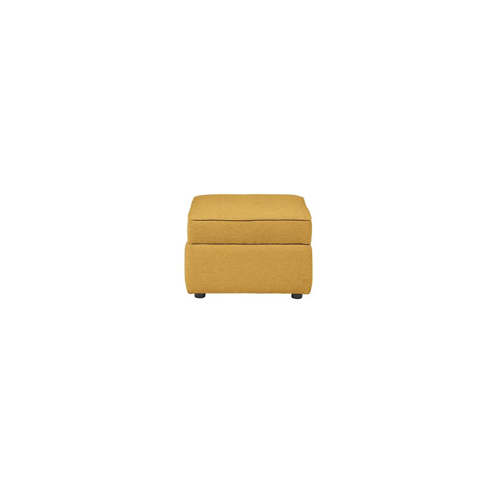 Dalby Storage Footstool in Gold Fabric Thumbnail 4