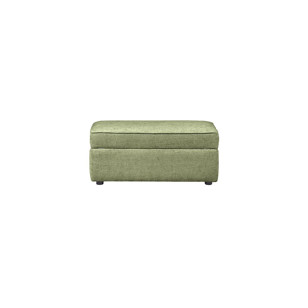 Dalby Storage Footstool in Olive Fabric 4