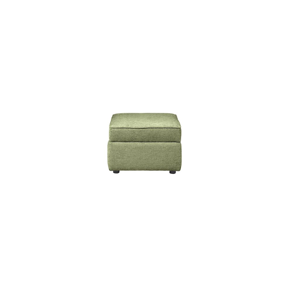 Dalby Storage Footstool in Olive Fabric 5