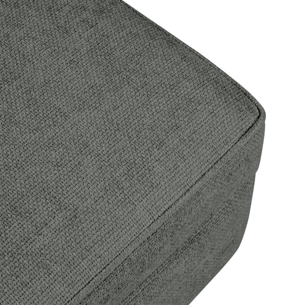 Dalby Storage Footstool in Platinum Fabric 7