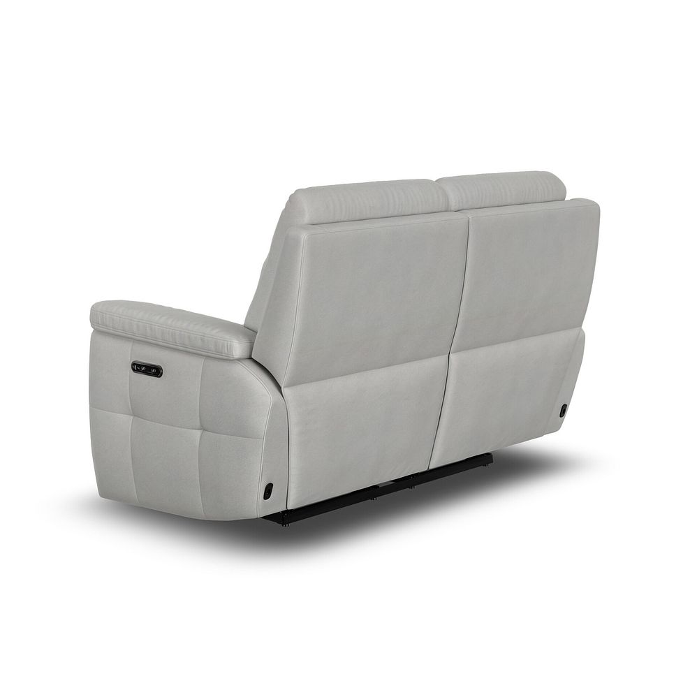 Dalton 2 Seater Electric Recliner Sofa in Bella Lead Grey Fabric 6