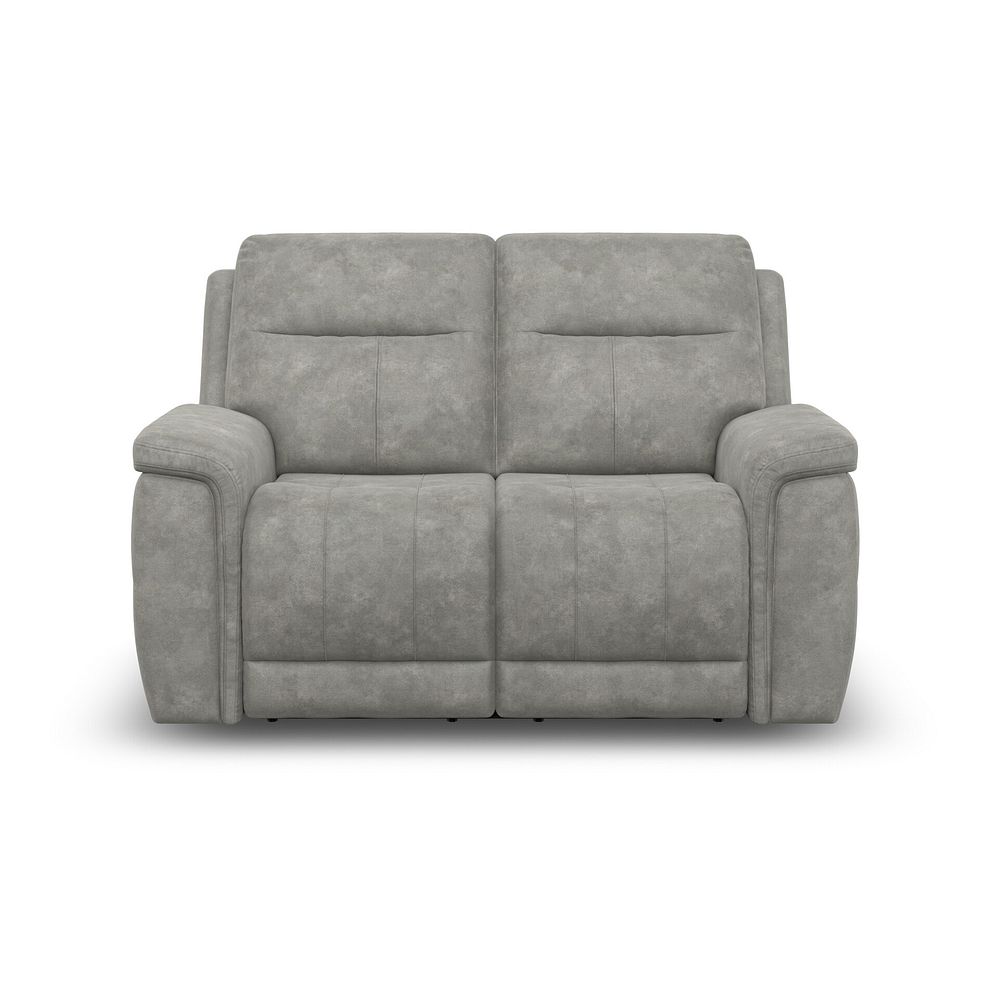 Dalton 2 Seater Electric Recliner Sofa in Dexter Stone Fabric 5
