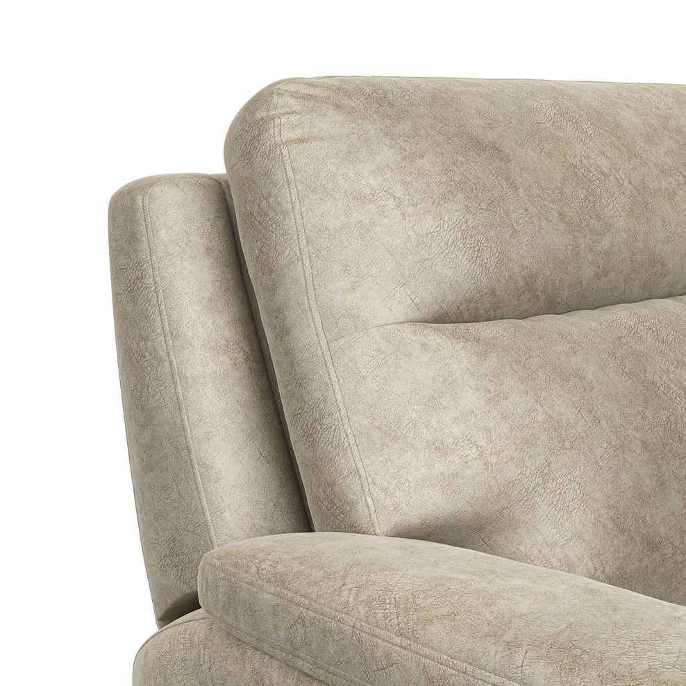 Dalton 2 Seater Electric Recliner Sofa in Marble Cream Fabric 12