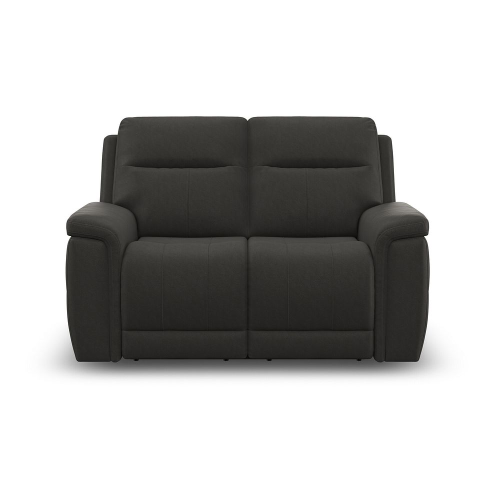 Dalton 2 Seater Electric Recliner Sofa in Storm Leather 5